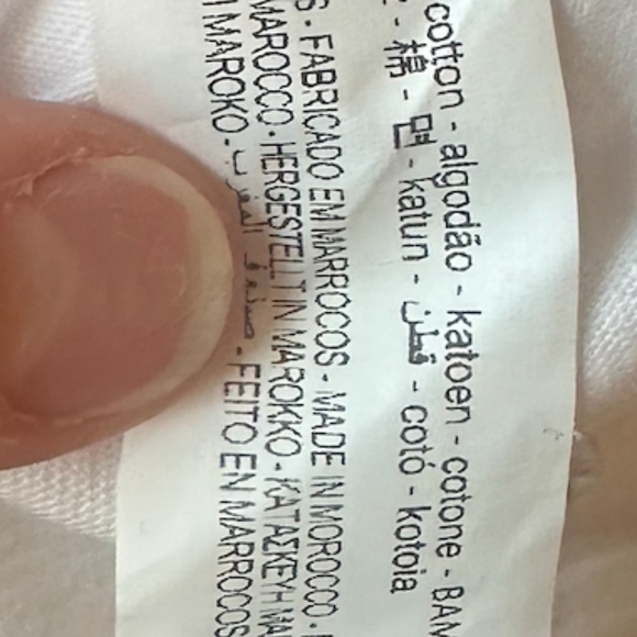 NWT White Zara Dress - Size Medium 100% cotton - Picture 6 of 7